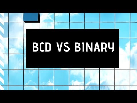 Is BCD (Binary Coded Decimal) different than binary or same ? | Comparison of BCD and binary.