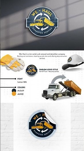 How We Designed the Perfect Logo for a Dumpster Rental & Waste Management Company (We-Haul)