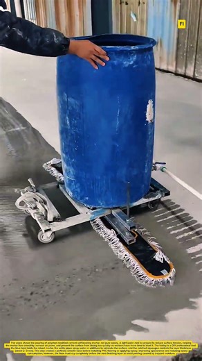 Automatic Surface Pre-wetting System for Floor Coating