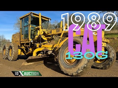 CATERPILLAR 130G (1989) 10X AUCTION AuctionTime/MachineryTrader