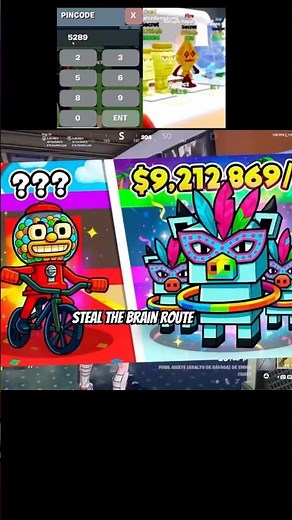 FREE NEW SECRET CODES CARNIVAL BASE IN STEAL THE BRAINROT #fortnite CREATIVE MAP ALL SECRET CODES