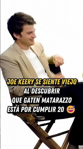 Joe Keery se siente viejo al descubrir la edad de Gaten Matarazzo 😭💀 │ ByCrisZ Cine #shorts