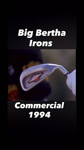 RetroGolfGuy on Instagram: "Callaway Golf had some of the best commercials in the 1990’s when they started to get momentum from the Big Bertha Driver in 1992. The Big Bertha Irons came out in 1994. They look a little clunky today but the oversized head, thick topline and offset were welcomed by the average and beginner golfer. Still playable today. Play Retro #golfreels #golfvideo #golfvideos #golfreel #retrogolf #golf #vintagegolfclubs #golfhistory #golfer #golfclub #golfclubs #golfirons"