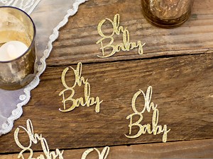 Oh Baby, Baby Shower Table Decorations, Baby Shower Confetti, Baby Shower Decorations Gender Neutral, Baby Shower Boy, Baby Girl Shower - Etsy