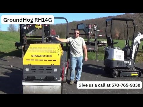 GroundHog RH14G Vibratory Road Roller