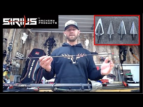 Sirius Vulcan Arrow Review - Testing with 4 Different Broadheads