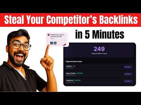 Steal Your Competitor’s Backlinks in 5 Minutes (Free tool)