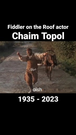 Chaim Topol, the actor best known for playing Tevye in Fiddler on the Roof, has passed away at the age of 87. Born September 9, 1935 in Tel Aviv, Topol was known as 'Topol' throughout his career, winning two Golden Globes as well as nominated for an Oscar. He began his career as an actor after being assigned to the entertainment troop while doing army service in Israel. It was while serving that he also met his future wife, Galia Topol. Before the big screen foray as Tevye, Topol said he had tem