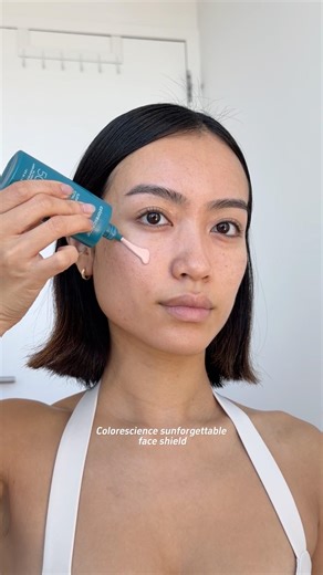 I skipped the morning wash and used a toner pad for a quick wipe instead #skincare #beauty