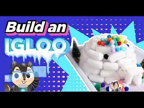Architecture | Build an IGLOO! | Snow House Experiment | Arts & Crafts | Science For Kids