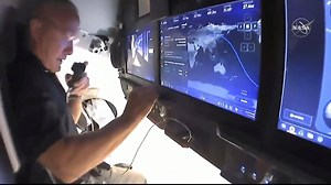 4.7M views · 203K reactions | Doug Hurley gives us a peek outside and inside the SpaceX Crew Dragon as he and Bob Behnken chase the space station. #LaunchAmerica | https://www.nasa.gov/live | International Space Station | Facebook