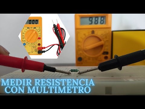 How to measure resistor value with a basic digital multimeter? Examples | Gamma Mecatronica