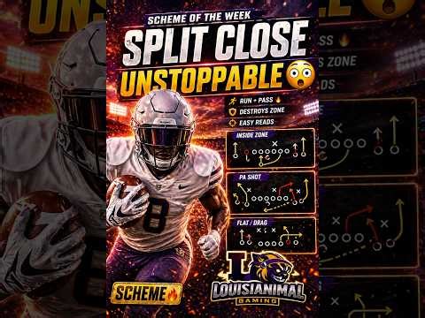 “Split Close is UNSTOPPABLE… Best Scheme in NCAA 26 😳”