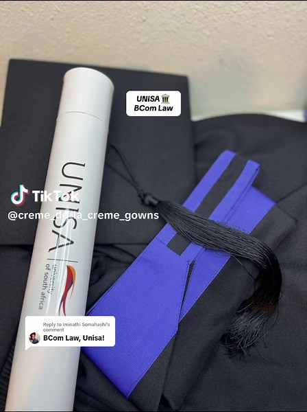 UNISA BCom Graduation Gown Set for 2025