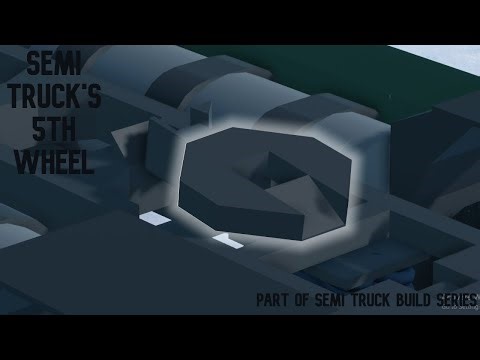 How to make a simple 5th wheel of semi trucks | Plane Crazy