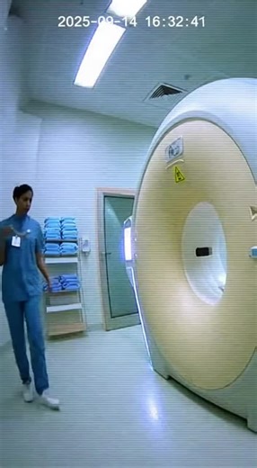 MRI Room Accident – CCTV Footage 📹 A nurse unknowingly walks past an MRI scanner with a metal instrument in her hand. Suddenly the powerful magnet activates and pulls the tool straight toward the machine, causing chaos in the room. The CCTV footage captures the shocking moment as doctors run in to save her. #CCTVClip #MedicalEmergency #MRIWarning #ViralMoment #HospitalLife #TrendingTikTok #UnexpectedScene #FYP #ScaryVideo #TikTokTrend
