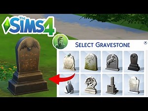 How To Customize/Change Grave - The Sims 4