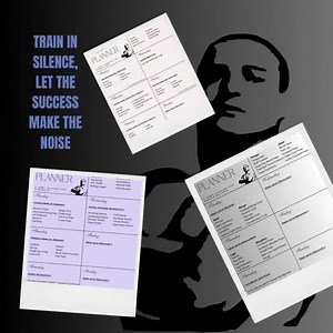 4 Week Printable Training Programs for Muscle Building, Flexibility and Weight Loss. at Least 6 Exercises per Day for Each Part of the Body. - Etsy