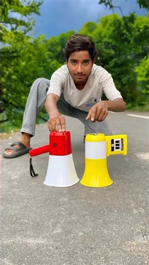 Red megaphone VS Yellow megaphone testing 😱