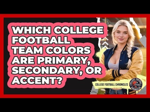 Which College Football Team Colors Are Primary, Secondary, Or Accent? - College Football Chronicles