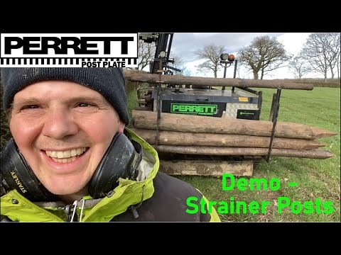 Perrett Post Plate - field demo strainer post