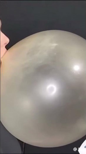 Full video with great she blowing a lot of bubble gum in secret room #popping #challenge #noise #bub