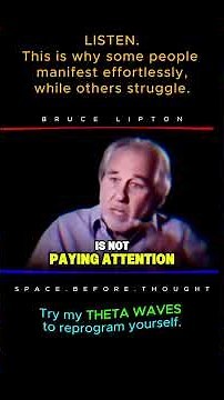 POWERFUL - Reprogram your subconscious!! Bruce Lipton ⚡️