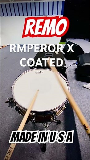 REMO - Drum Snare 🥁Head ( EMPEROR X COATED )