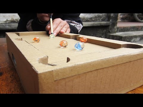 How To Make 8 Ball Pool Game from Cardboard