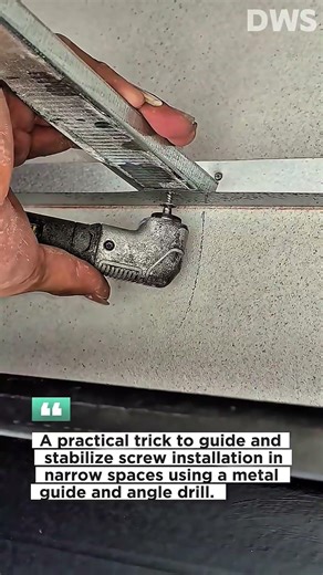 Smart Screw Installation Trick Using Angle Drill | Fast and Accurate Method