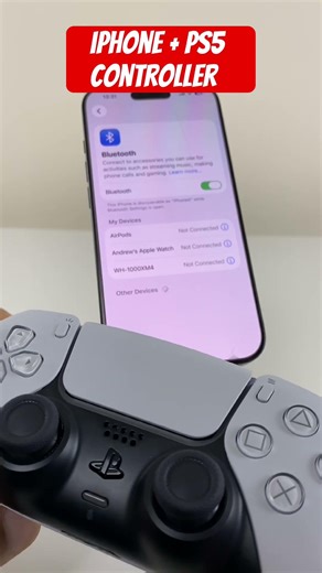 iPhone Connect PS5 Controller Quickly @checkag #iphone #ps5