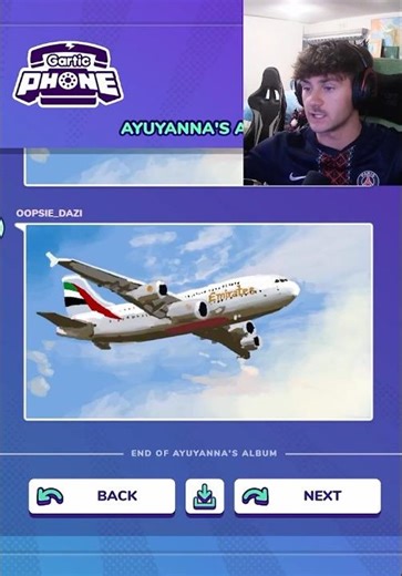 INSANE PLANE DRAWING in Gartic phone #art #shorts #fyp #gaming #drawing #twitch