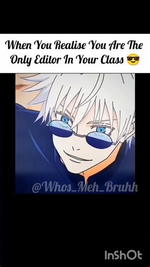 You are the only editor in ur class 😎🤘🏻 #anime #nezukochan #anime