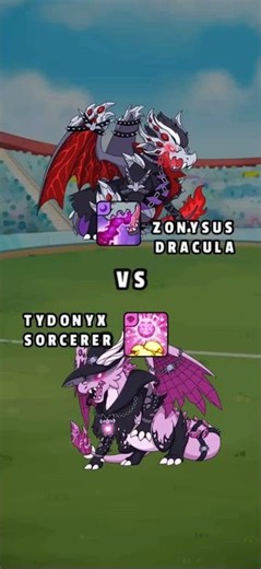 Who is stronger? Zonysus vs Tydonyx online arena dynamons world best RPG games for Android and iOS!