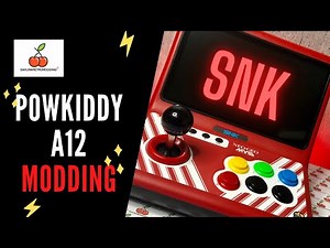 Powkiddy A12 Arcade Bartop Easy Sticker and buttons Modding
