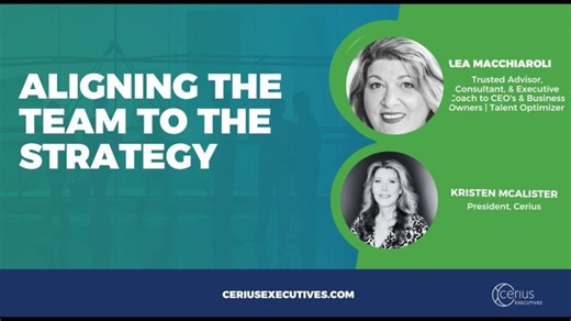 Team Alignment with Strategic Objectives: Kristen McAlister and Lea Macchiaroli Discuss | Cerius Executives posted on the topic | LinkedIn