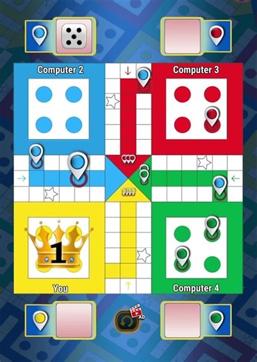 turnament ludo king game play #2302 #shortsfeed #shortvideo #shorts #gaming #games #game #ludoking