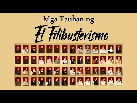MGA TAUHAN NG EL FILIBUSTERISMO