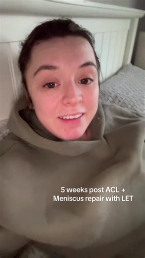 5 Weeks After ACL and Meniscus Surgery Update