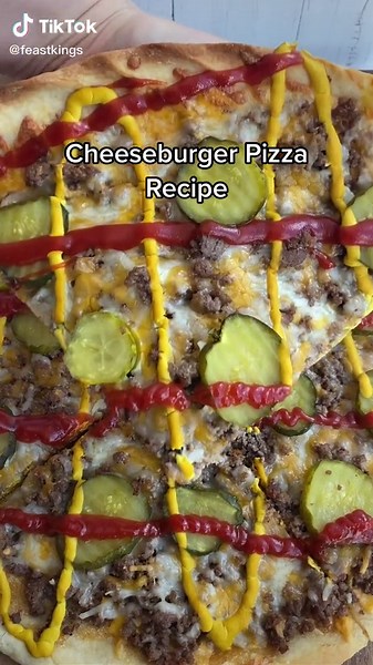 Delicious Cheeseburger Pizza Recipe with Bubbies Pickles