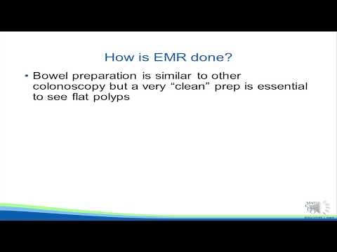 Endoscopic Mucosal Resection (EMR) for flat large colon polyps