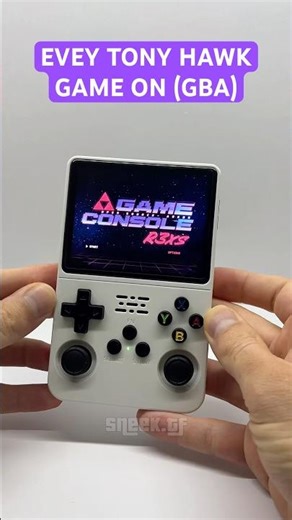 Every Tony Hawk game on gameboy advanced #tonyhawk #r36s #gameboyadvance