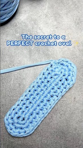 How to Get a Perfect Crochet Oval Every Time 🧶