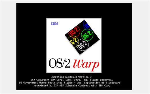 [古董系统]曾经的IBM-OS2 Warp 3+4双系统演示 --可能是B站第一个OS2双系统视频