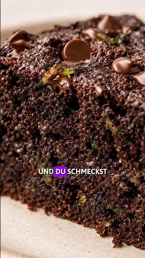 Chocolate cake made from zucchini? 😳🍫