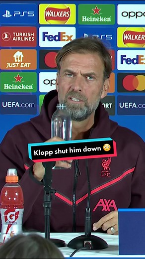Jurgen Klopp Responds to Reporter Criticism