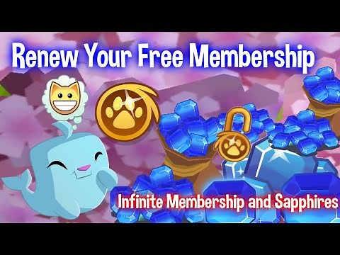 How to RENEW Your FREE MEMBERSHIP in Animal Jam | Infinite Membership and Sapphire Tips and Tricks