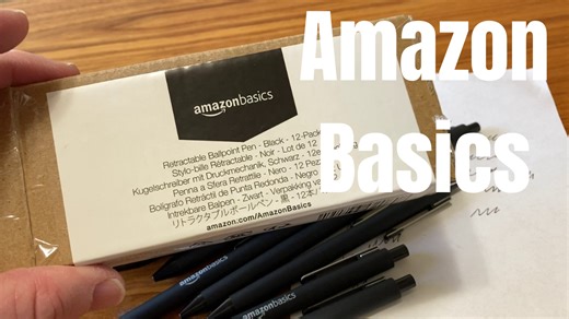 Watch Amazon Basics Retractable Ballpoint Pen, Full Review&colon;﹚ on Amazon Live
