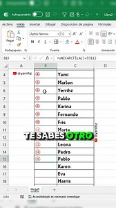 646K views · 8K reactions | Truco super rapido, unicar #excel #office #tutorial | Yerrihz | Facebook