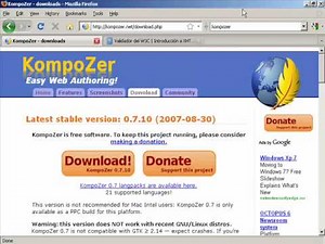 Manejo del Kompozer 1